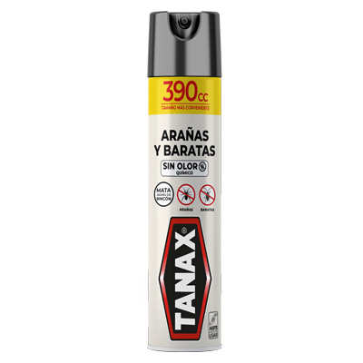  INSECTICIDA A/SOL 390 CC TANAX ARA�AS/BARAT S/OLOR 
