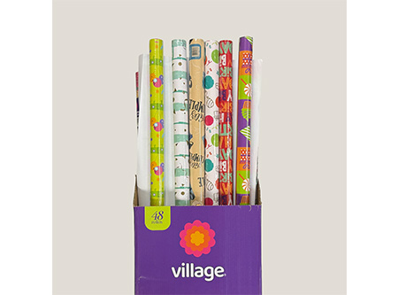 PAPEL REGALO 48 ROLL. X 2 PLIEGOS 6 DIS. T/OCACION 