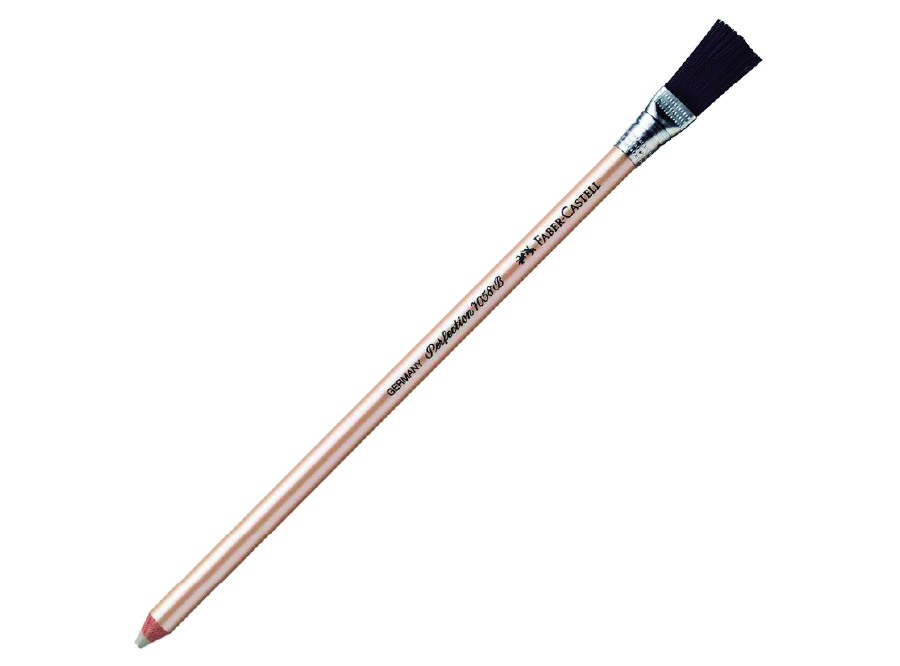  LAPIZ GOMA C/CEPILLO FABER CASTELL 7058B 