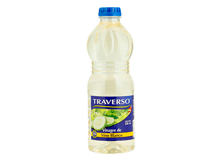  VINAGRE 250 ML TRAVERSO BLANCO 
