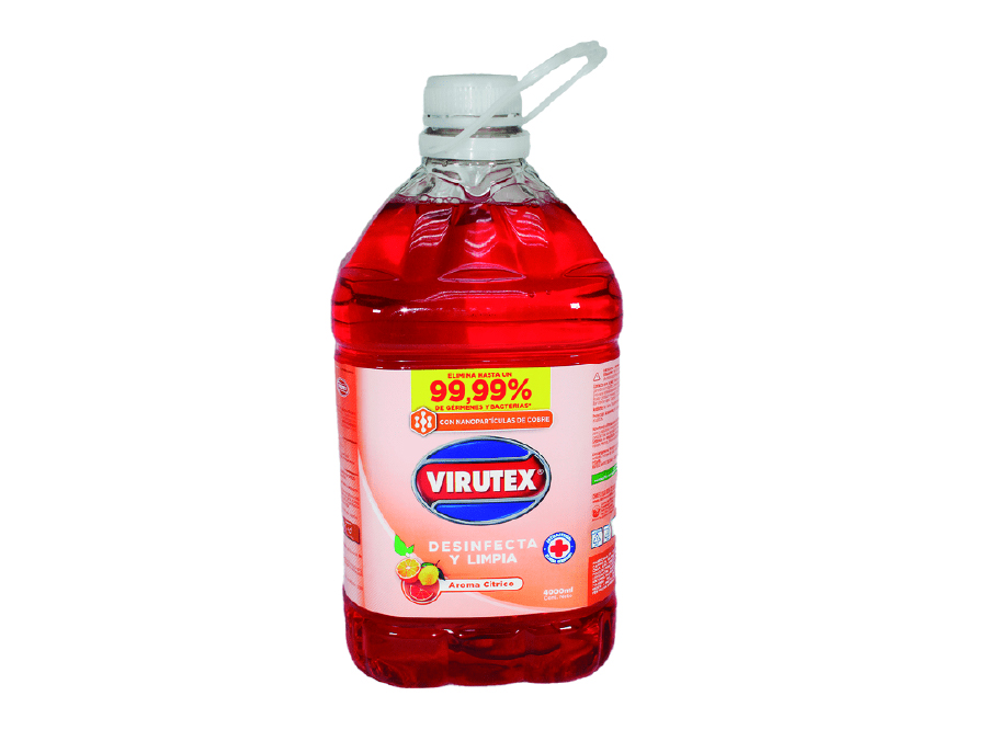  LIMPIADOR PISO 4 LT VIRUTEX DESINFECT CITRICO 
