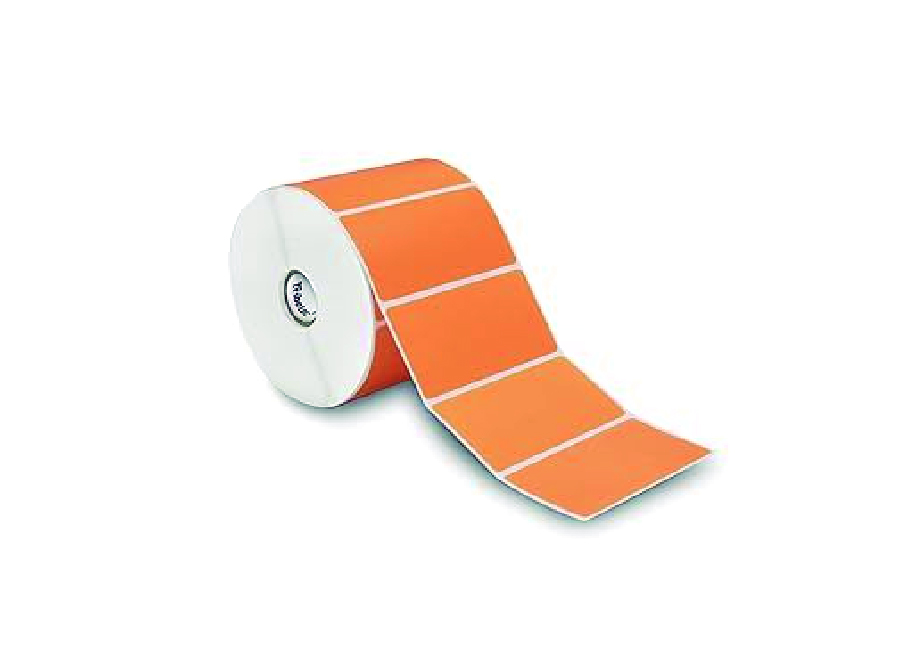 ETIQUETA TERMICA ADH. 70X100 NARANJA C/V 1S 1B 