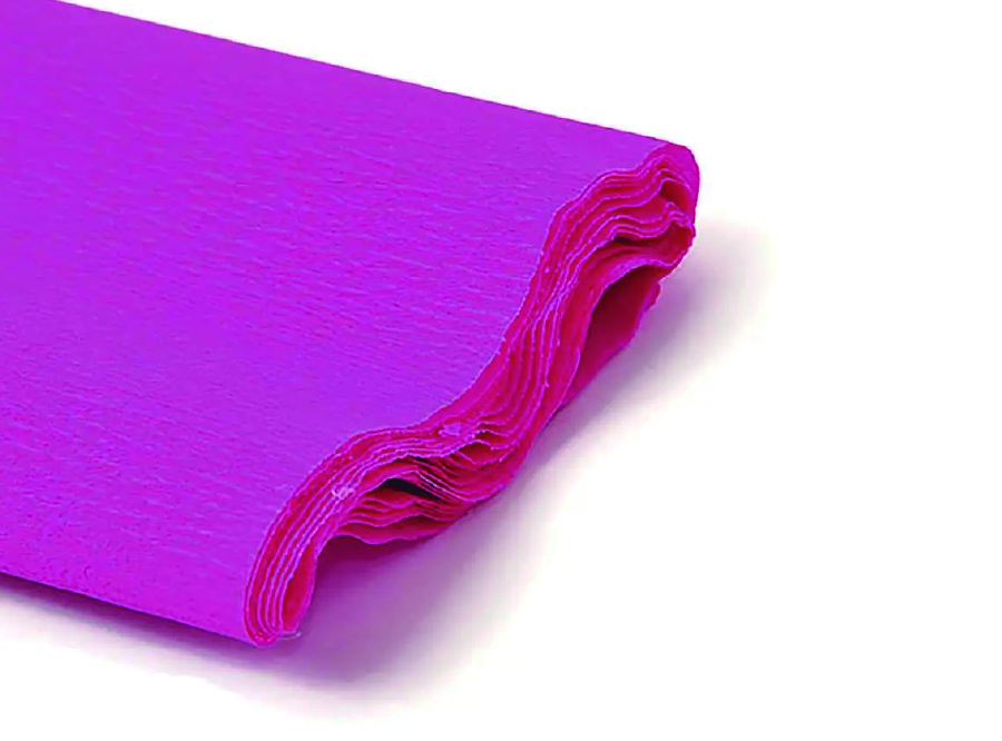  ESP. PAPEL CREPE 50X200 CM X 1 UN FUCSIA 