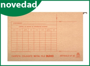  CARPETA COLGANTE METAL BUHO STAND.20 