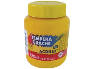  TEMPERA 250 CC.AMARILLO ACRILEX 