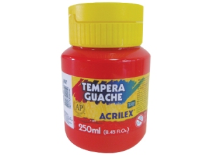  TEMPERA 250 CC.ROJO ACRILEX 