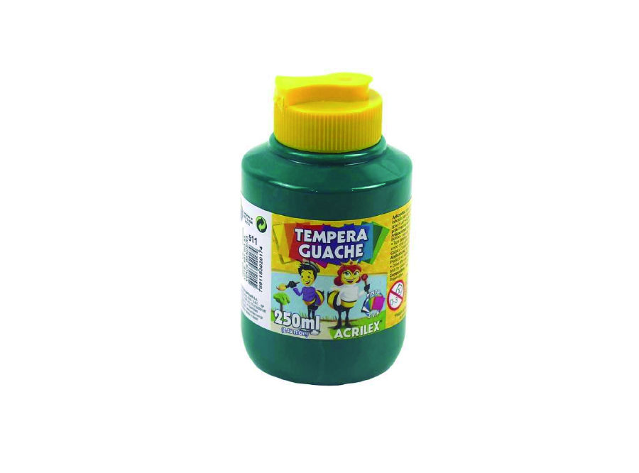 TEMPERA 250 CC.VERDE ACRILEX 