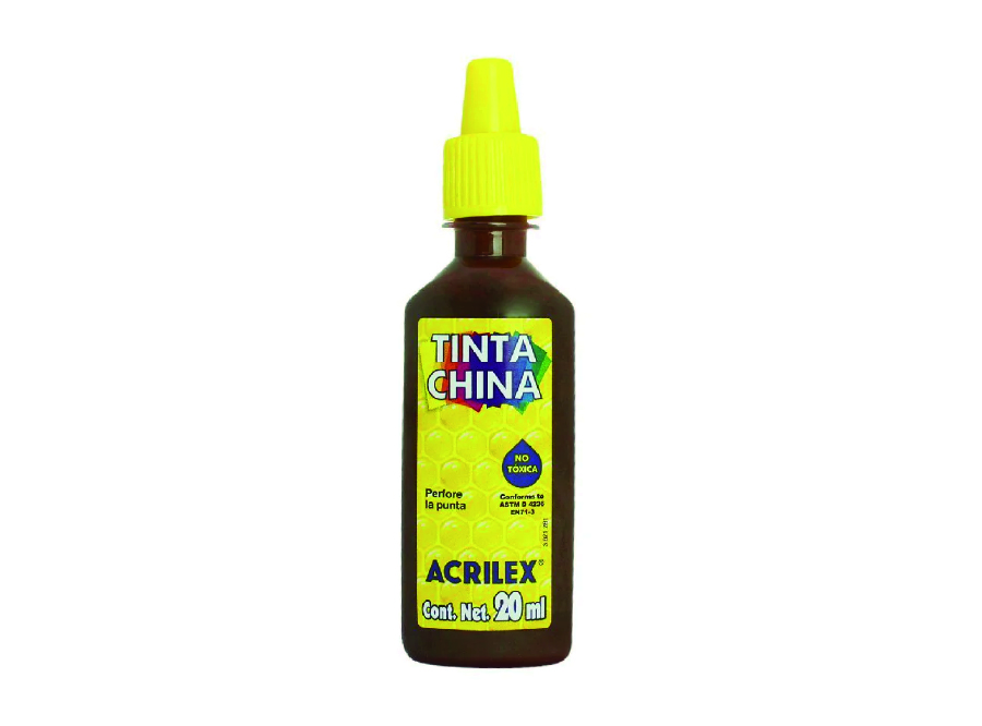  TINTA CHINA 20 ML. ACRILEX CAFE-MARRON 