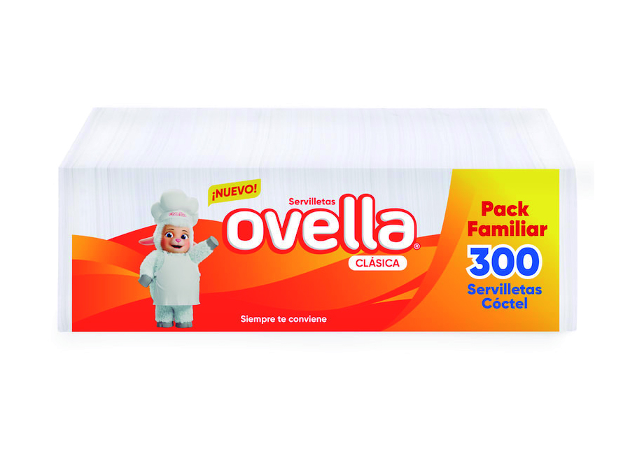  SERVILLETA COCKTAIL OVELLA 300 UND 22X21 CM 
