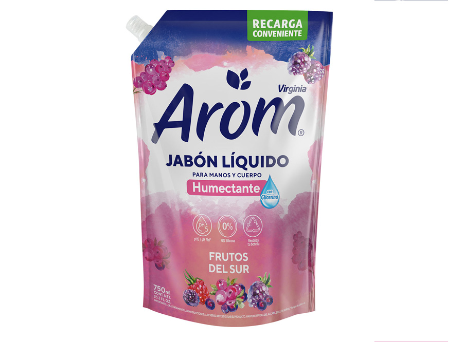  JABON LIQ. 750 ML. FRUTOS DEL SUR AROM DOYPACK 