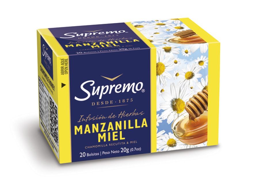  TE HIERBAS DP X 20 UN MANZANILLA MIEL SUPREMO 