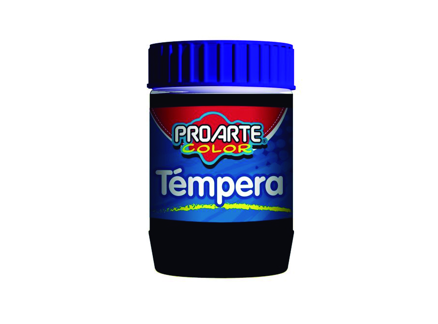  TEMPERA 120 GR.NEGRO PROARTE 
