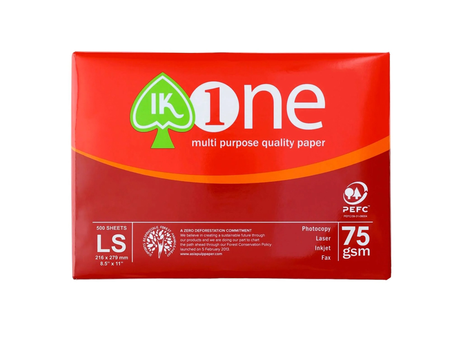  PAPEL FOTOC. CARTA 75 GR AONE 500 HJ. 