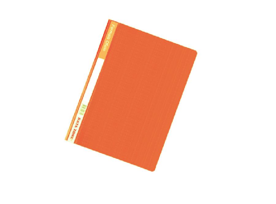  CARPETA VINIL OFICIO NARANJA PIGMEN.DATA ZONE 