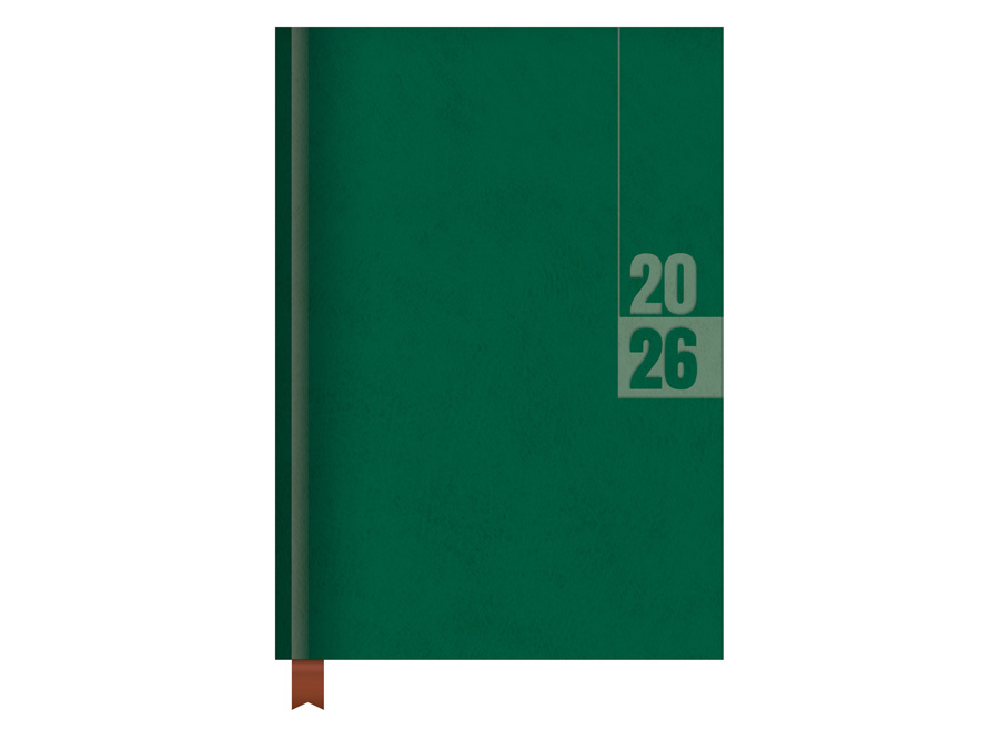  AGENDA 2026 D/PAG CLASICA EJECUTIVA VERDE ISOFIT 