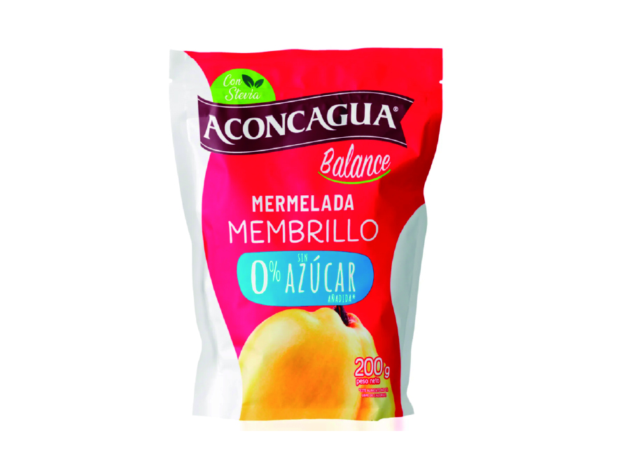  MERMELADA 200 GR ACONCAGUA MEMBRILLO C/AZU DOYPACK 