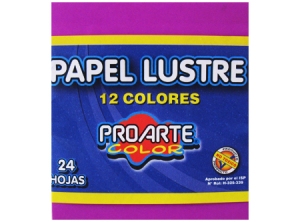  PAPEL LUSTRE FAJO 10 X 10 PROARTE 