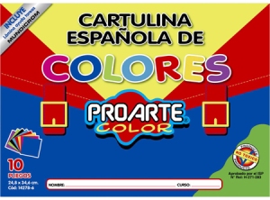  CARPETA ESC. CARTU ESPA�OLA 10 HJ PROARTE 