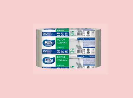  TOALLA PAPEL  2 ROLL 250 MT H/S NATURAL ELITE PLUS 