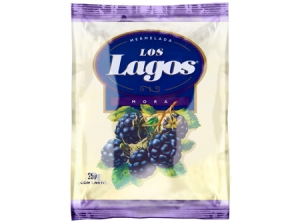  MERMELADA 225 GR LOS LAGOS MORA C/AZU SACHET 