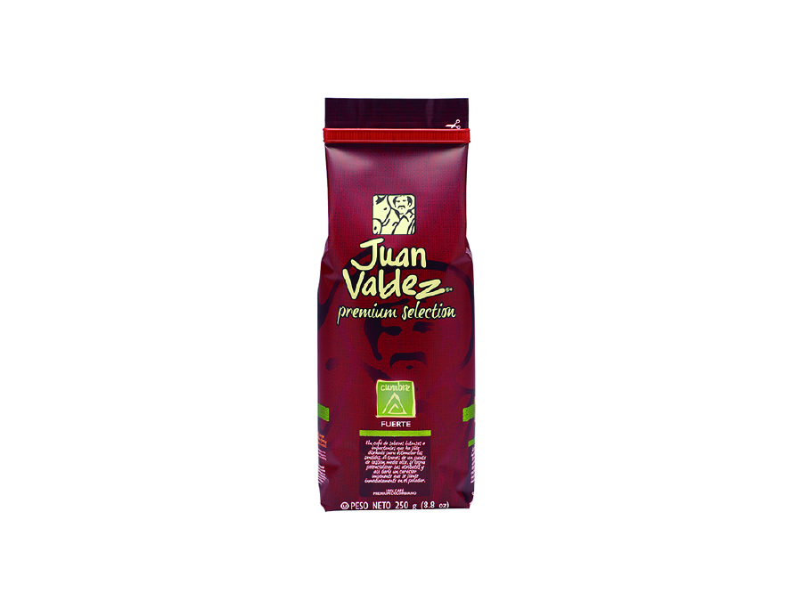  CAFE JUAN VALDEZ 250 GR CUMBRE FUERTE MOLIDO 