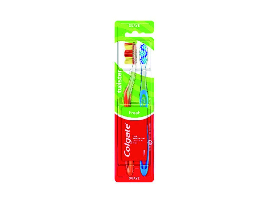  CEPILLO DENTAL COLGATE TWISTER OFTA 2X1 SUAVE 