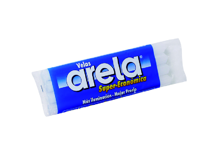  VELA  96 GR PQ X 4 UN ARELA SUPER ECONOMICA 