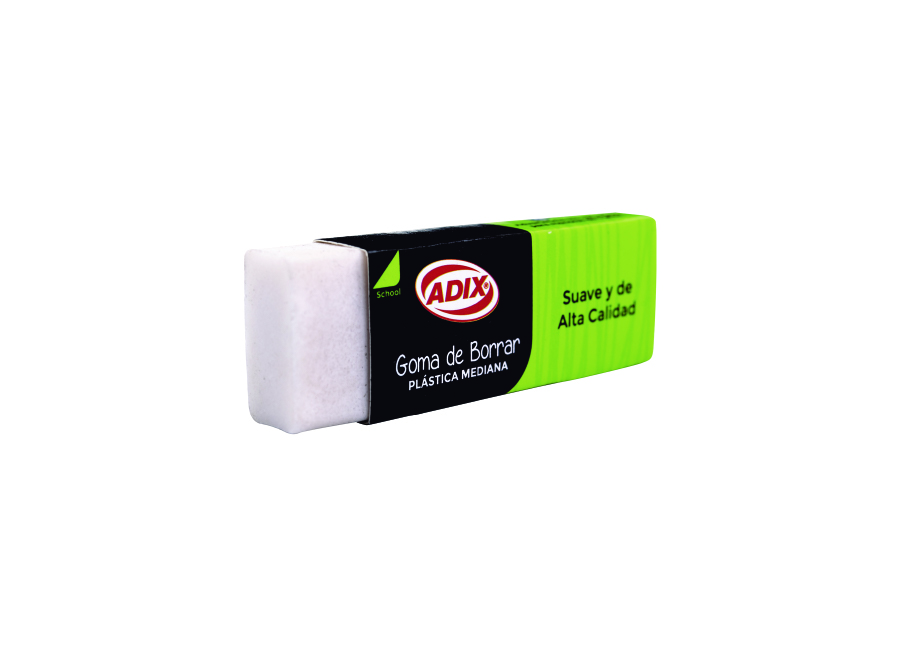  ESP. GOMA BORRAR ADIX PLASTICA 6X2.2X1.1 