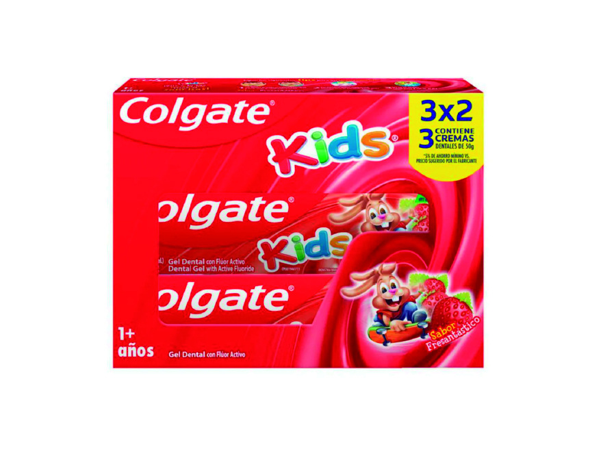  PASTA DENTAL INFANTIL 50 GR X 3UN FRUTILLA COLGATE 