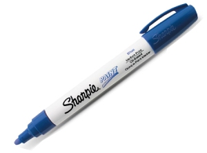  MARCADOR OLEO AZUL SHARPIE PAINT 