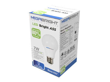  AMPOLLETA LED 7W E27 L.FRIA MEGABRIGHT 