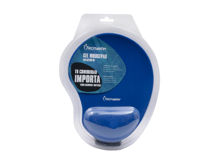  MOUSE/ PAD CON APOYA MU�ECA AZUL CELESTE TECMASTER 