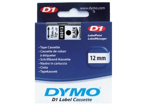  CINTA ROTULADOR DYMO LP150 NEGRO/BLANCO 