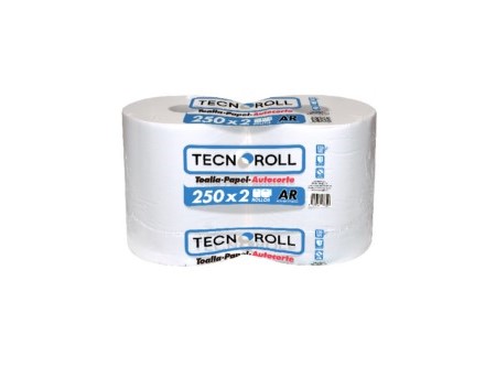  TOALLA PAPEL  2 ROLL.250 MT H/S TECNOROLL AUTOCO 