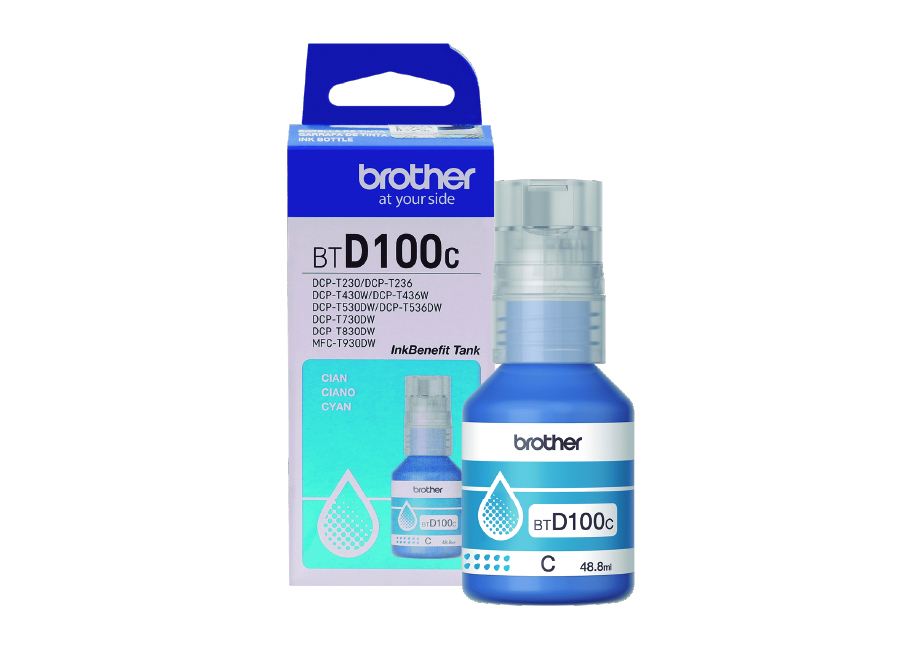 BOTELLA BROTHER BTD-100C DCP-T530/730DW 5000PG 