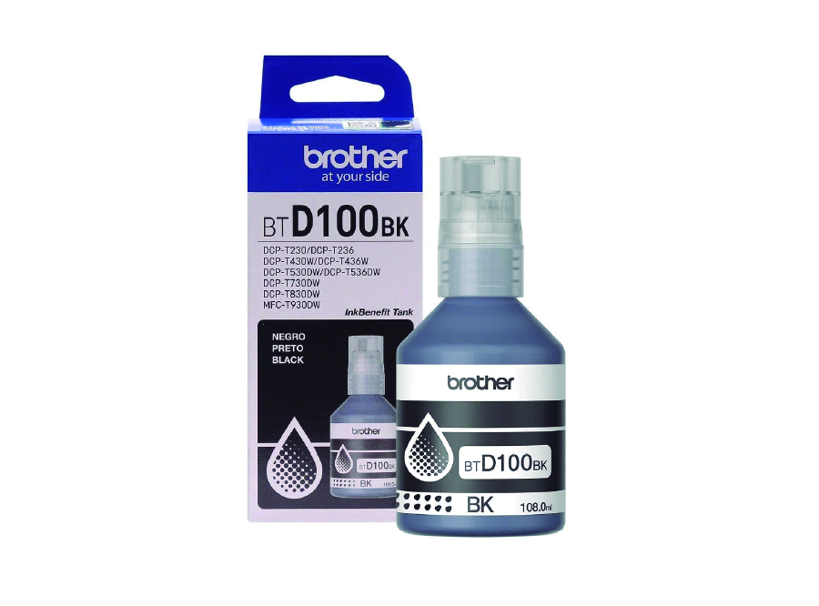  BOTELLA BROTHER BTD-100BK DCP-T530/T730DW 7500PG 