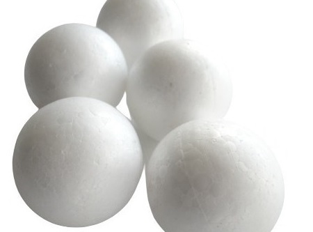  ESFERAS PLUMAVIT  9   CM DP X 5 UN ALTA DENSIDAD 