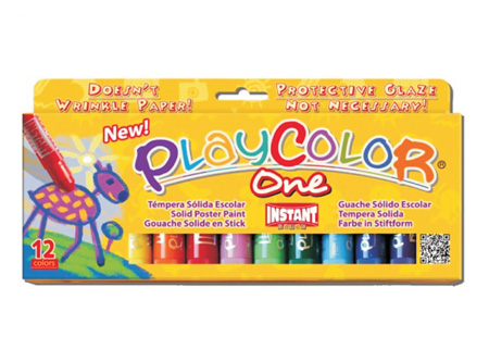  TEMPERA  12 COLORES SOLIDA PLAYCOLOR 10 GR. 