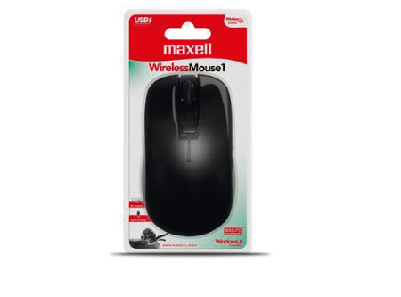  MOUSE MAXELL INALAMBRICO USB NG/GRIS PILA INCLUIDA 