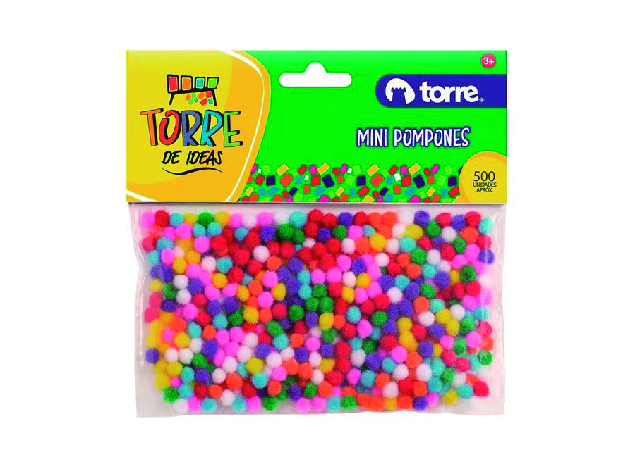  TORRE IDEAS POM-POM MINI X 500 UN 
