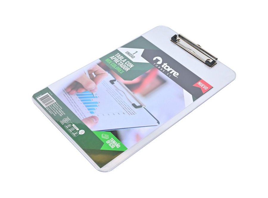  TABLA APRETAPAPEL OFICIO PS COL. SURTIDO TORRE 