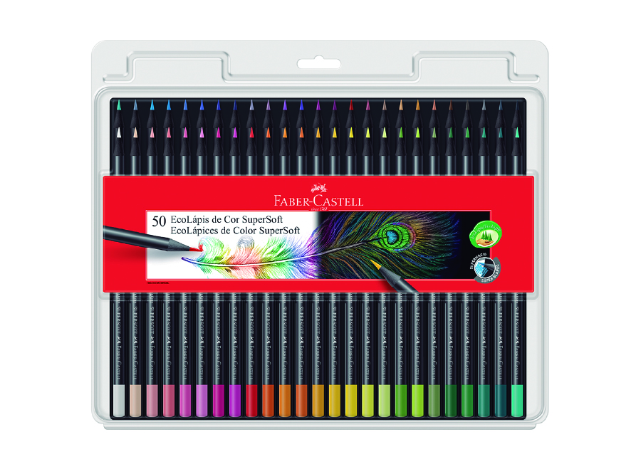  LAPIZ COLOR 50UN. LARGO SUPER SOFT FABER CASTELL 