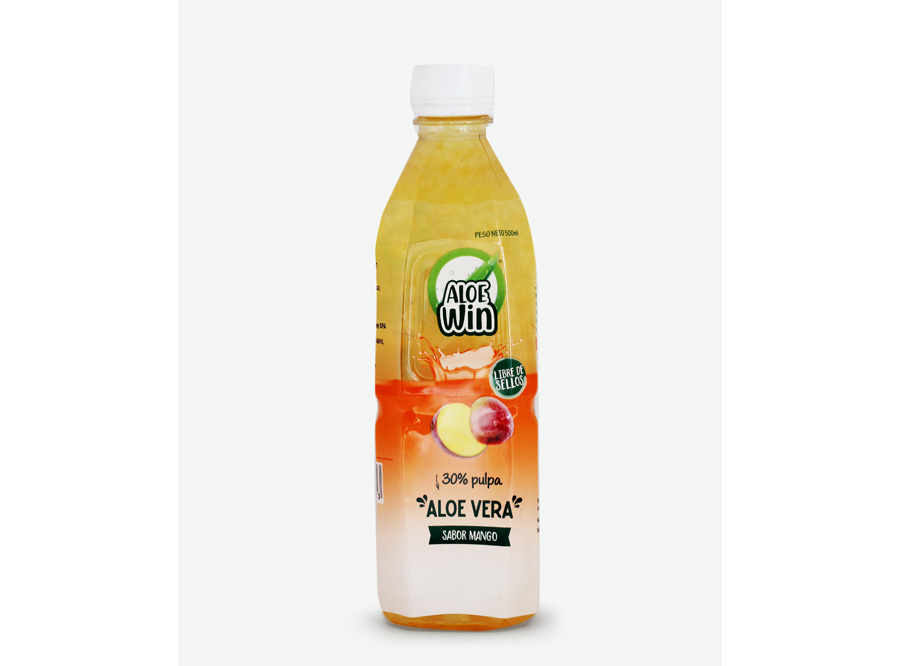  BEBIDA ALOE VERA 500 ML MANGO ALOE WIN 