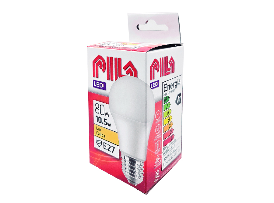  AMPOLLETA LED 10.5W LUZ CALIDA PILA 