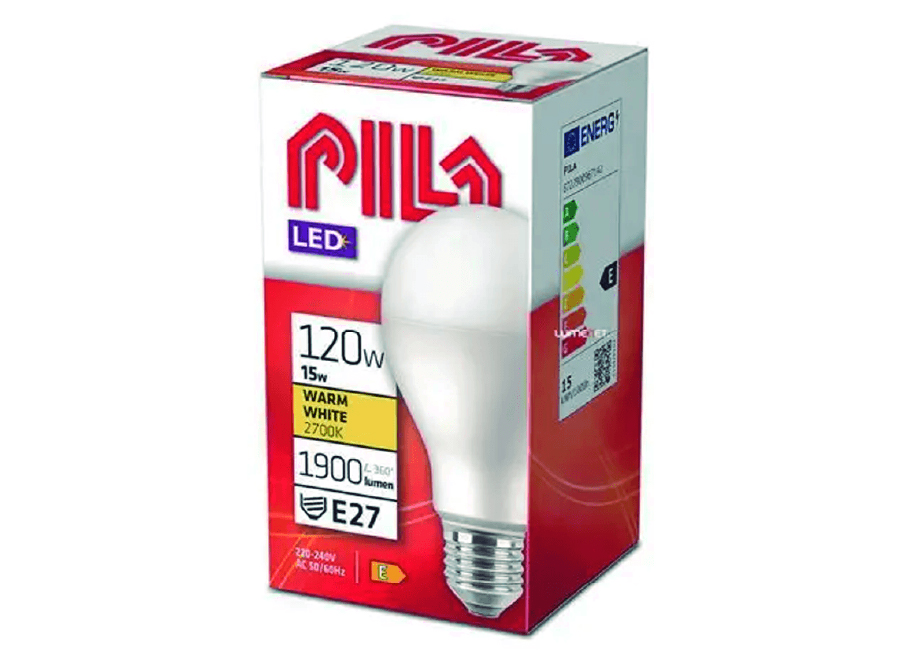  AMPOLLETA LED 15W LUZ CALIDA PILA 