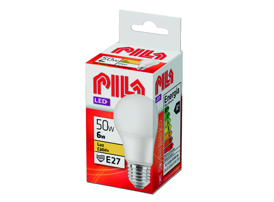  AMPOLLETA LED 6W LUZ FRIA PILA 