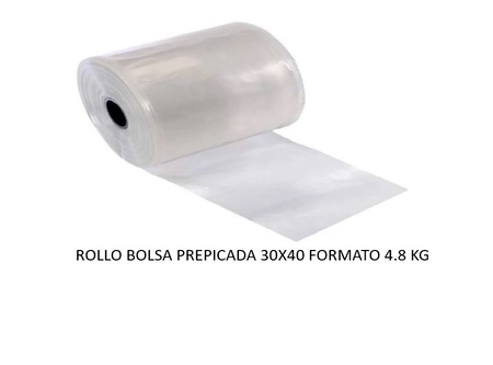  BOLSA PREPICADO ROLLO 30 X 40CM 4.8 KL 