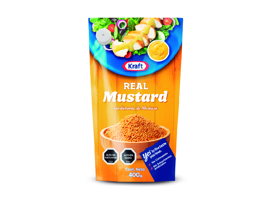 MOSTAZA 400 GR DOYPACK KRAFT 