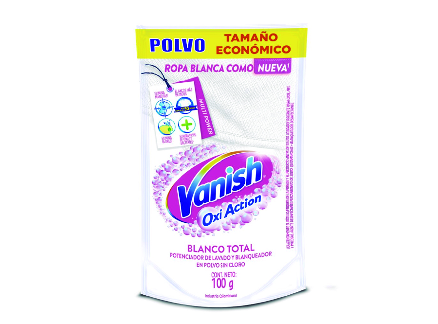  QUITAMANCHAS POLVO 100 GR DOYPACK VANISH R.BLANC 