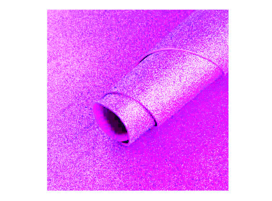  GOMA EVA 30X20 X 10 UN 2MM C/GLITTER FUCSIA HAND 